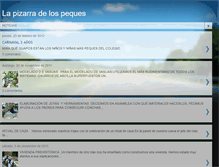 Tablet Screenshot of lapizarradelospeques.blogspot.com