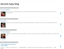 Tablet Screenshot of bennettbabyblog.blogspot.com