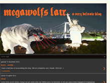 Tablet Screenshot of megawolfslair.blogspot.com