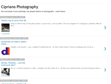 Tablet Screenshot of ciprianophotography.blogspot.com