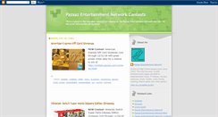 Desktop Screenshot of pazsazcontests.blogspot.com