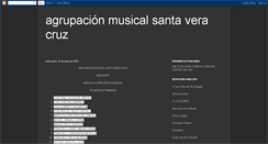 Desktop Screenshot of agrupacionmusicalsantaveracruz.blogspot.com