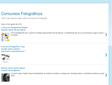 Tablet Screenshot of concursos-fotograficos.blogspot.com