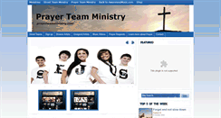 Desktop Screenshot of prayerteamministry.blogspot.com