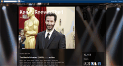 Desktop Screenshot of keanureevesthe1.blogspot.com