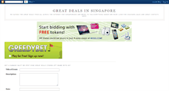 Desktop Screenshot of greatsingaporedeals.blogspot.com