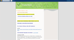 Desktop Screenshot of fresherworld-kasyap.blogspot.com