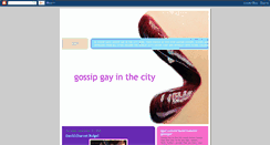 Desktop Screenshot of gossipgayinthecity.blogspot.com