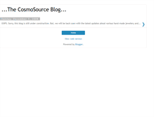 Tablet Screenshot of cosmosource.blogspot.com