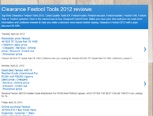 Tablet Screenshot of festoolclearance.blogspot.com