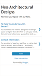 Mobile Screenshot of neoarchdesigns.blogspot.com