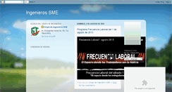Desktop Screenshot of ingenierossme.blogspot.com