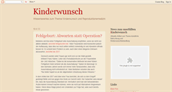 Desktop Screenshot of kinderwunsch.blogspot.com
