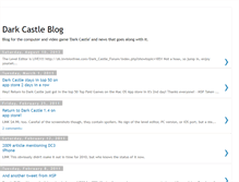 Tablet Screenshot of darkcastlenews.blogspot.com