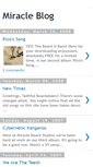 Mobile Screenshot of miracleblog.blogspot.com