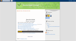 Desktop Screenshot of nevelocidadeprincipal.blogspot.com
