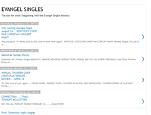 Tablet Screenshot of evangelsingles.blogspot.com