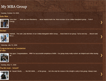 Tablet Screenshot of mymbagroup.blogspot.com
