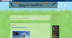 Desktop Screenshot of especiesdelanaturaaleza-riccy.blogspot.com