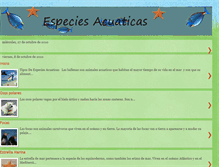 Tablet Screenshot of especiesdelanaturaaleza-riccy.blogspot.com