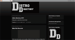 Desktop Screenshot of distrodirectory.blogspot.com