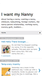 Mobile Screenshot of iwantmynanny.blogspot.com
