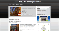 Desktop Screenshot of ceiplaalhondiga.blogspot.com