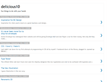 Tablet Screenshot of delicious10.blogspot.com