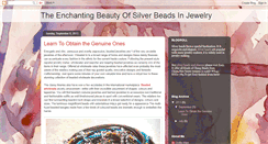 Desktop Screenshot of eozysilverbeads.blogspot.com