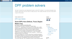 Desktop Screenshot of dpfproblemsolvers.blogspot.com