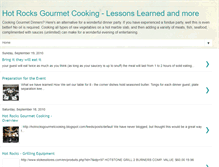 Tablet Screenshot of hotrocksgourmetcooking.blogspot.com