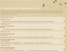 Tablet Screenshot of confessionsofanopensourceathlete.blogspot.com