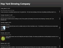 Tablet Screenshot of hopyardbrewing.blogspot.com