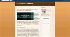 Desktop Screenshot of globalefriends.blogspot.com