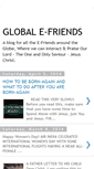 Mobile Screenshot of globalefriends.blogspot.com