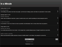 Tablet Screenshot of inaminuteorthree.blogspot.com