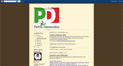 Desktop Screenshot of partitodemocraticovillafranca.blogspot.com