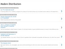 Tablet Screenshot of distributismblog.blogspot.com