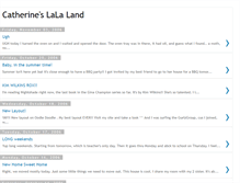 Tablet Screenshot of catherines-lala-land.blogspot.com