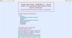 Desktop Screenshot of post-racialamerica.blogspot.com