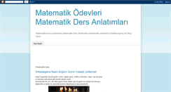 Desktop Screenshot of matematikodevleri.blogspot.com