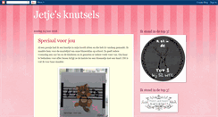 Desktop Screenshot of jetjesknutsels.blogspot.com