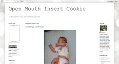 Desktop Screenshot of openmouthinsertcookie.blogspot.com