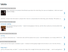 Tablet Screenshot of perfume-lalala.blogspot.com