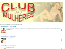 Tablet Screenshot of clubdasmulheres.blogspot.com