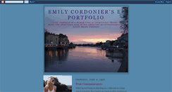 Desktop Screenshot of emilycordonier.blogspot.com