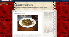 Desktop Screenshot of greatdinnerdilema.blogspot.com