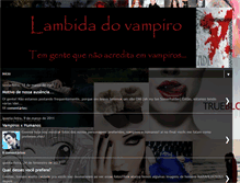 Tablet Screenshot of lambidadovampiro.blogspot.com