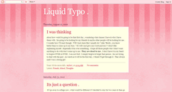 Desktop Screenshot of liquidtypo.blogspot.com