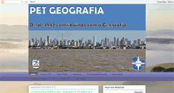 Desktop Screenshot of petgeografiaufpa.blogspot.com